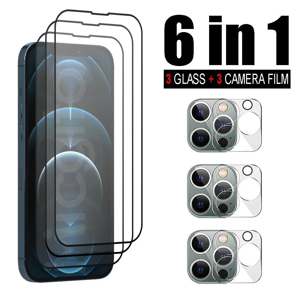 6 in 1 Tempered Glass For iphone 13 Pro Max Screen Protector Full Cover Glass 3D Camera Lens Film For Apple iphone 13 mini Glass
6 in 1 Tempered Glass For iphone 13 Pro Max Screen Protector Full Cover Glass 3D Camera Lens Film For Apple iphone 13 mini Glass