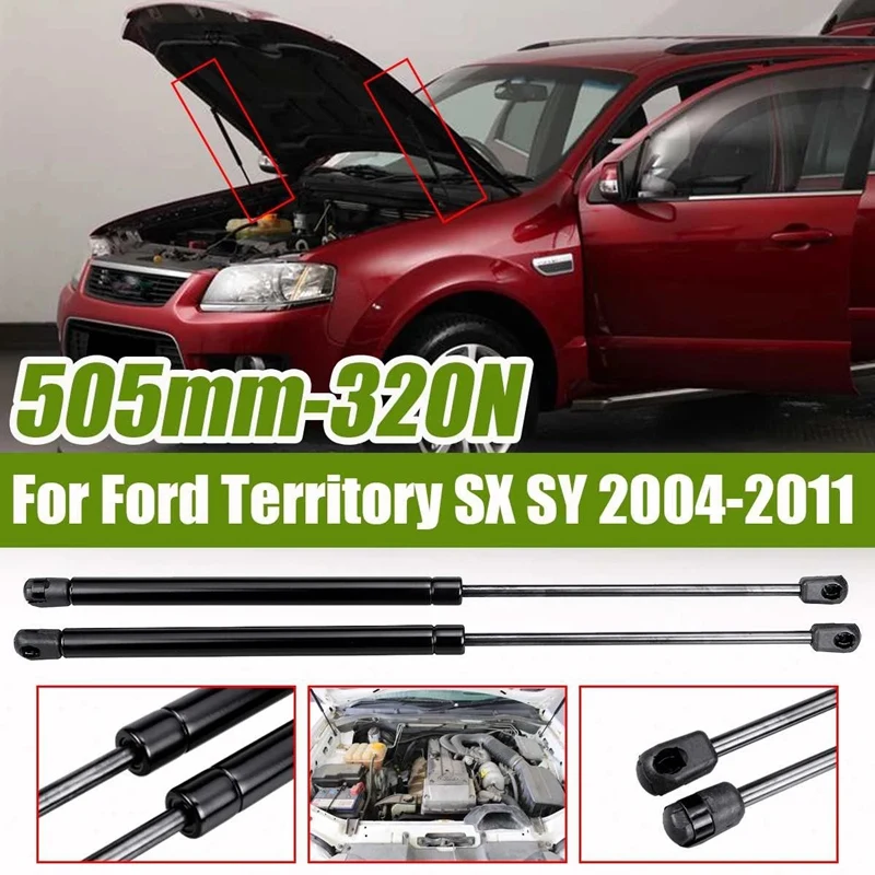 2Pcs Bonnet Gas Shock Struts Lift Support 505mm 320N Shaft for Ford Territory SX SY 2004-2011 Gas Struts Shock Absorber
2Pcs Bonnet Gas Shock Struts Lift Support 505mm 320N Shaft for Ford Territory SX SY 2004-2011 Gas Struts Shock Absorber