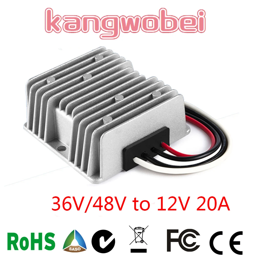 48VDC to 12VDC 20 AMP DC DC Step Down Voltage Converter Golf Cart Fork Trunk Power Electrical Scooter 36V 48V to 12V 20A 240W
48VDC to 12VDC 20 AMP DC DC Step Down Voltage Converter Golf Cart Fork Trunk Power Electrical Scooter 36V 48V to 12V 20A 240W