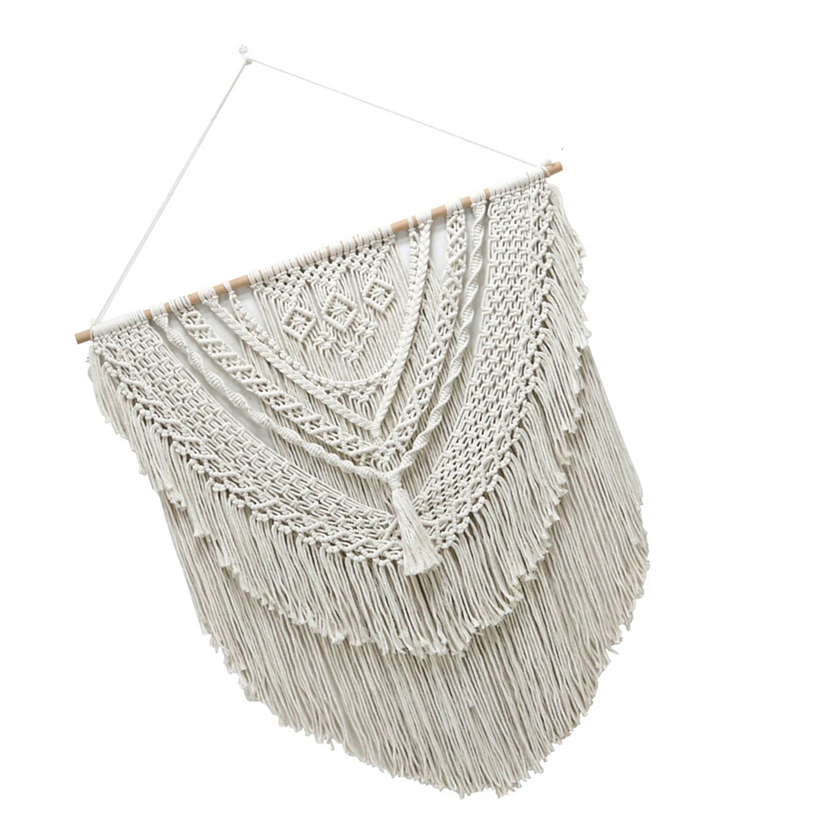 Bohemian Style Cotton Rope Tapestries Bedroom Teen Girl Hand-Woven Macrame Wall Bohemian Tapestries Compact And Delicate Gifts
Bohemian Style Cotton Rope Tapestries Bedroom Teen Girl Hand-Woven Macrame Wall Bohemian Tapestries Compact And Delicate Gifts