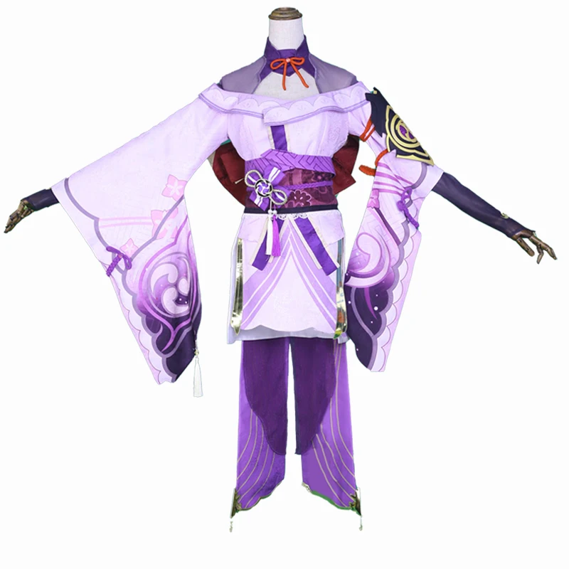 Hot Game Genshin Impact Cosplay Costume Raiden Shogun Baal Suit Outfit Uniform for Halloween Fancy Stage Performance Props
Hot Game Genshin Impact Cosplay Costume Raiden Shogun Baal Suit Outfit Uniform for Halloween Fancy Stage Performance Props