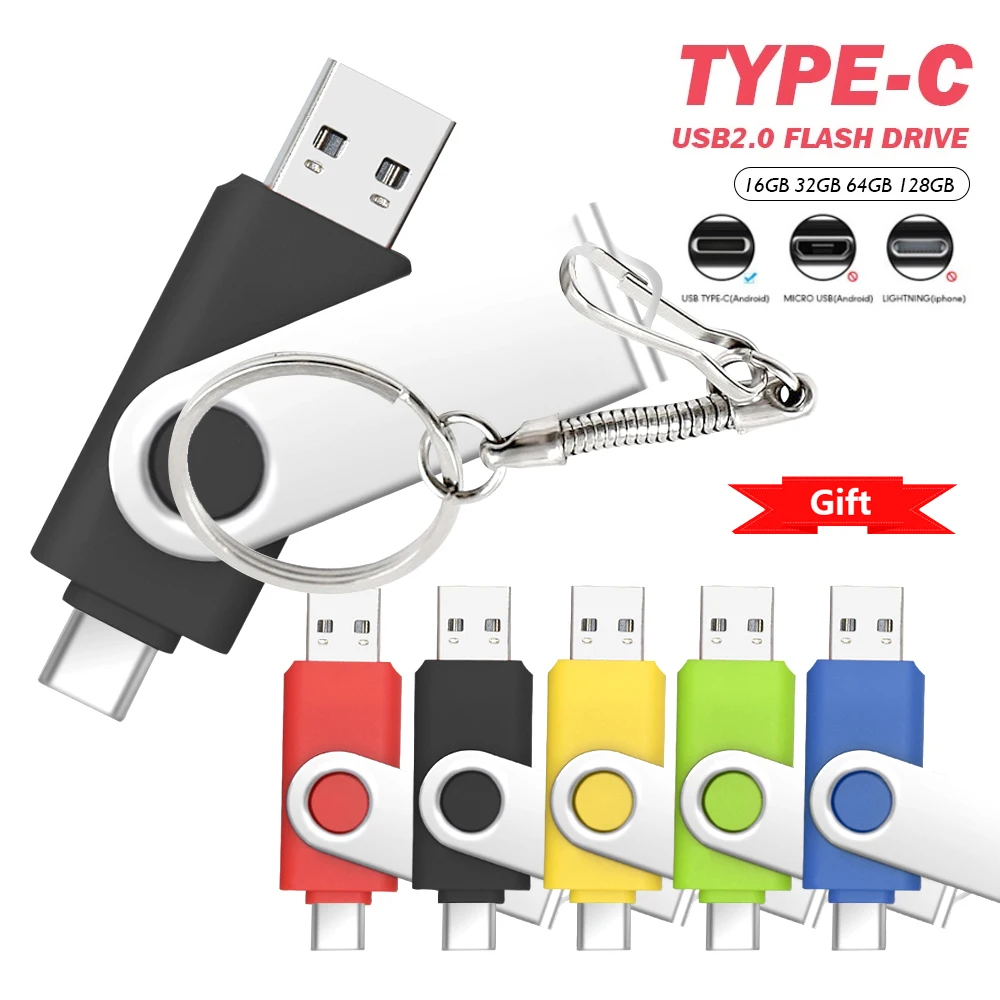 TYPE-C Smart Phone USB Flash Drives Metal Pen Drive Golden Hight speed pendrive usb Memory Stick Business U disk 16GB 32GB 64GB
TYPE-C Smart Phone USB Flash Drives Metal Pen Drive Golden Hight speed pendrive usb Memory Stick Business U disk 16GB 32GB 64GB