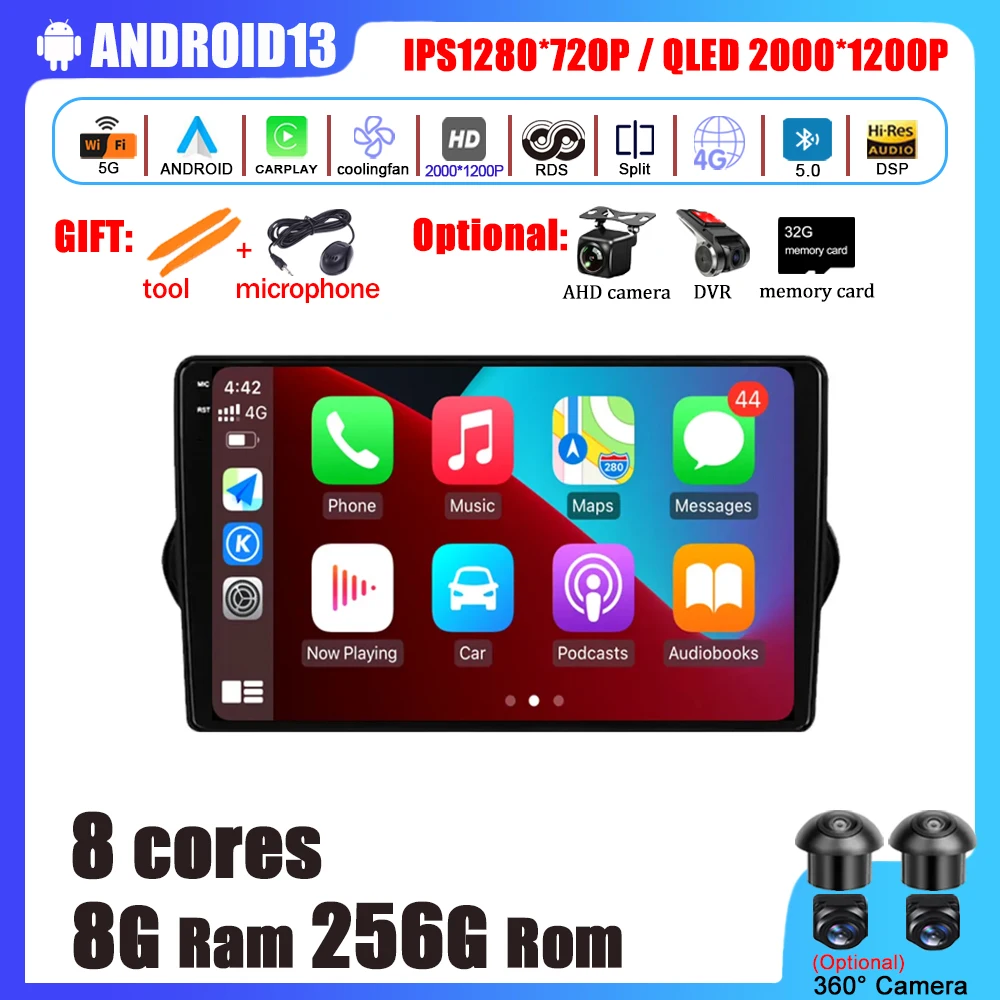 Carplay Android 13 Car Radio Multimedia Video Player For FIAT EGEA TIPO 2015- 2018 Auto Audio Stereo 2Din 2 Din GPS DSP 4G DVD
Carplay Android 13 Car Radio Multimedia Video Player For FIAT EGEA TIPO 2015- 2018 Auto Audio Stereo 2Din 2 Din GPS DSP 4G DVD