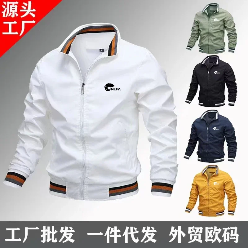 Men's Standing Neck Zipper Jacket, Mountaineering Top, Outdoor Fitness Sports, Spring and Autumn Fashion, Nepa, New
Men's Standing Neck Zipper Jacket, Mountaineering Top, Outdoor Fitness Sports, Spring and Autumn Fashion, Nepa, New