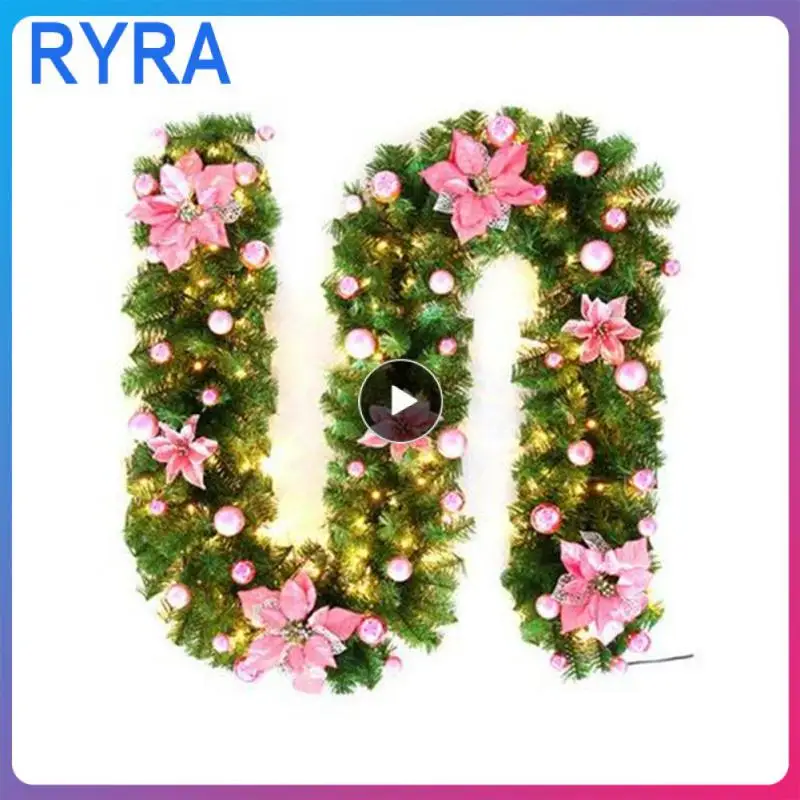 2.7M/1.8M Luxury Christmas Decorations Garland Simulation Rattan With Lights Xmas Home Party Christmas Tree Decorations
2.7M/1.8M Luxury Christmas Decorations Garland Simulation Rattan With Lights Xmas Home Party Christmas Tree Decorations