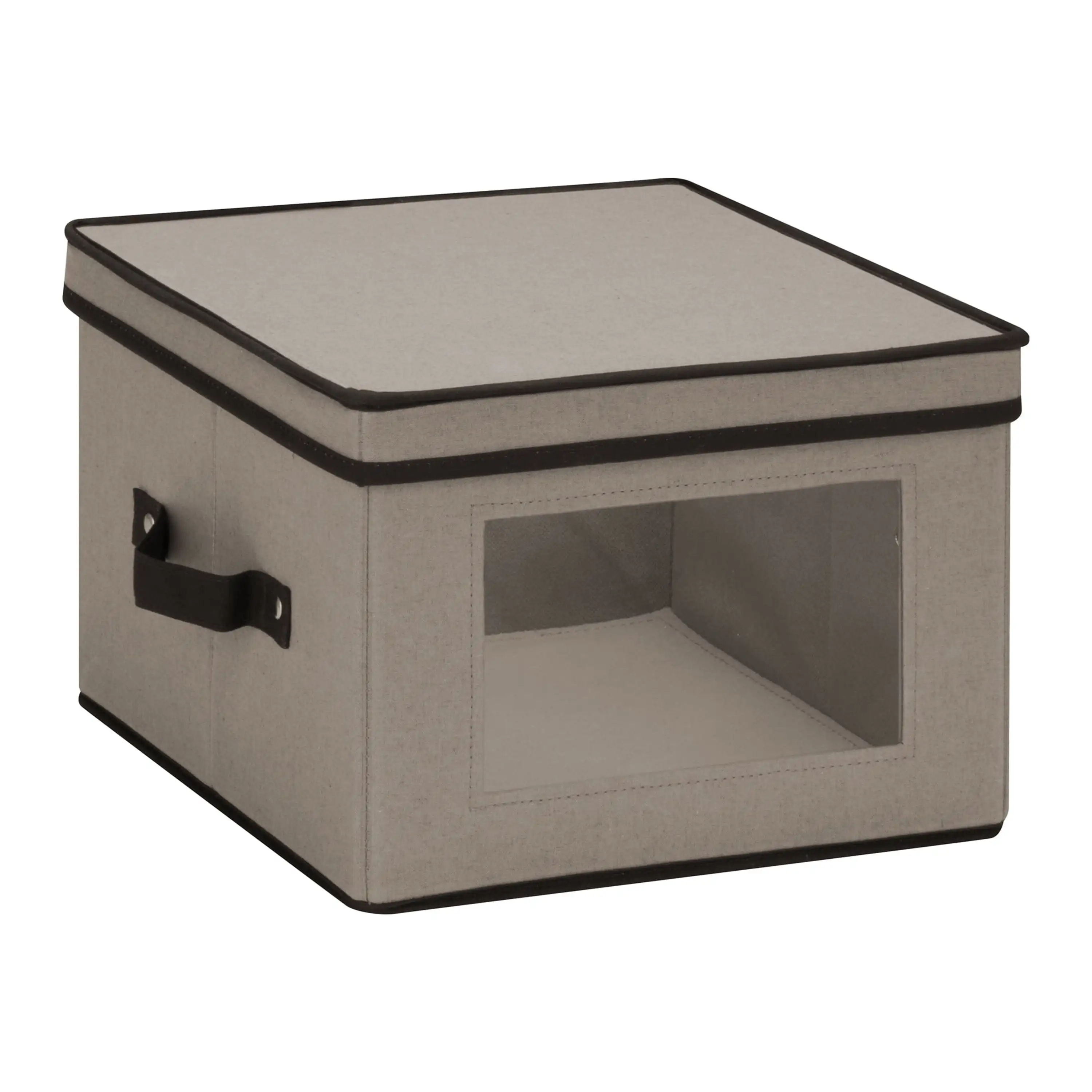 12" X 12" Canvas Square Stemware and More Storage Box with Lid, Gray Organizer Box Clothes Organizer Home Organization
12" X 12" Canvas Square Stemware and More Storage Box with Lid, Gray Organizer Box Clothes Organizer Home Organization