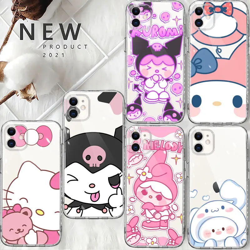 Kuromi Hello Kitty My Melody Cinnamoroll Clear Case For Apple iPhone 14 13 12 11 Pro Max 13 12 Mini XS Max XR X 7 8 6 6S Plus
Kuromi Hello Kitty My Melody Cinnamoroll Clear Case For Apple iPhone 14 13 12 11 Pro Max 13 12 Mini XS Max XR X 7 8 6 6S Plus