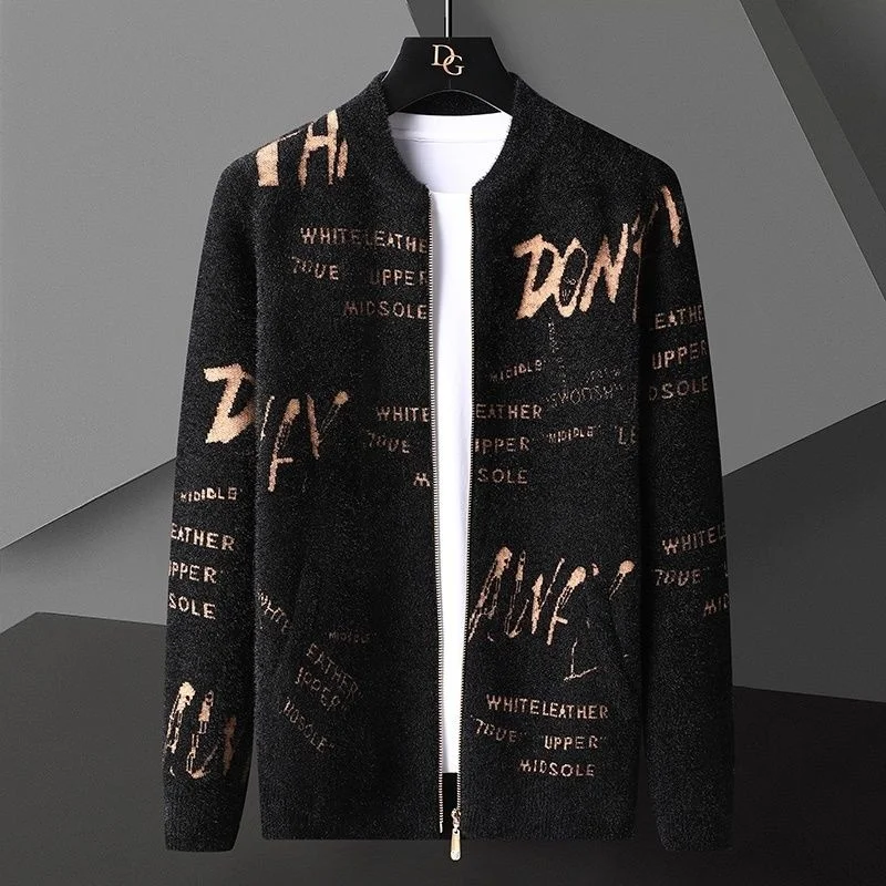 Korean Sweaters Coat Designer Autumn Fashion Knit Cardigan Jacket Men Sweaters Letter Printing Cardigan Men Sweter De Hombre
Korean Sweaters Coat Designer Autumn Fashion Knit Cardigan Jacket Men Sweaters Letter Printing Cardigan Men Sweter De Hombre