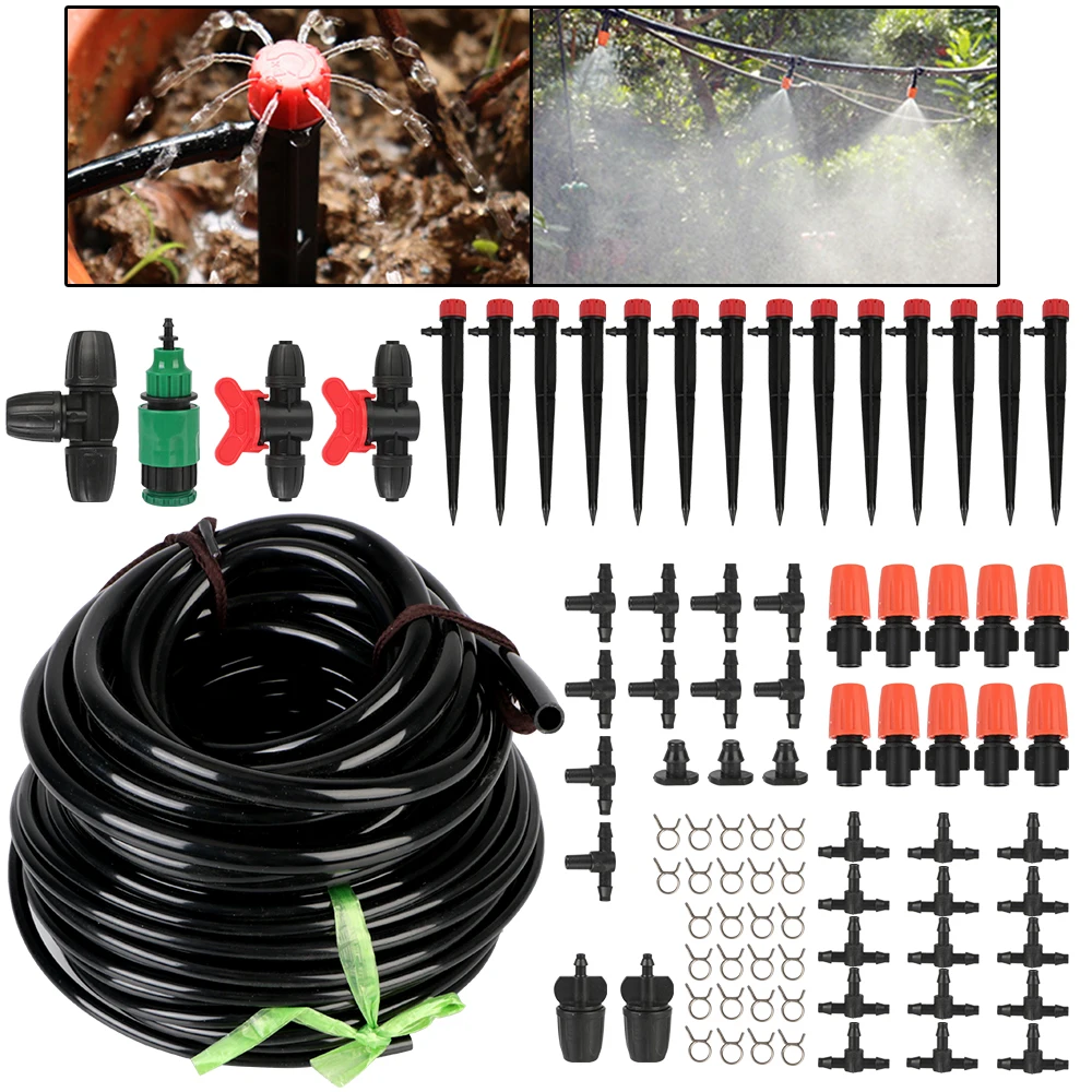 Garden Watering 1/4" Hose Drip Irrigation System 8 Hole Sprinkler Kit 360 Degree Adjustable Micro Flow Dripper
Garden Watering 1/4" Hose Drip Irrigation System 8 Hole Sprinkler Kit 360 Degree Adjustable Micro Flow Dripper