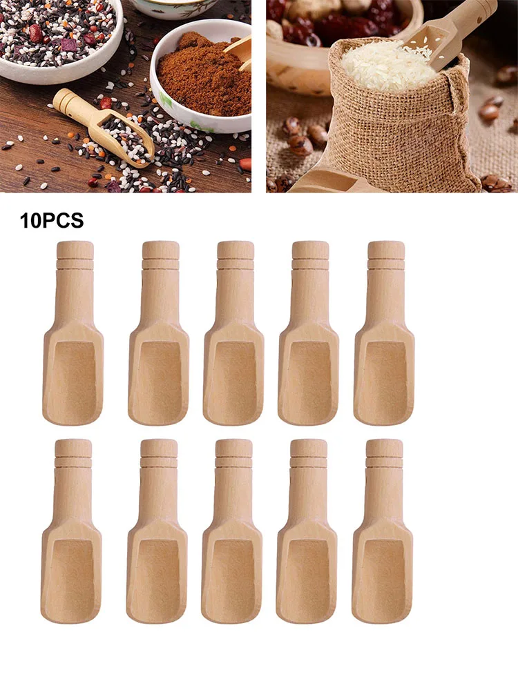 10pcs Mini Salt Spoons Wooden Coffee Tea Scoop Household Honey Coffee Teaspoon Fertilizer Shovel Kitchen Supplies
10pcs Mini Salt Spoons Wooden Coffee Tea Scoop Household Honey Coffee Teaspoon Fertilizer Shovel Kitchen Supplies