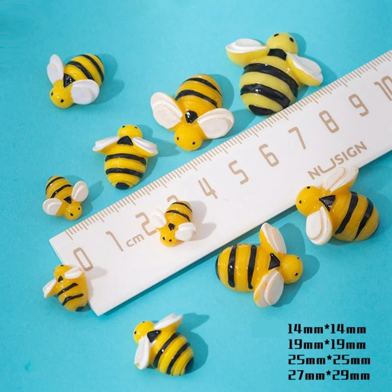 100 Pieces Small Resin Bee Jewelry Decoration Kids Hairpin Cream Epoxy Phone Case Patch
100 Pieces Small Resin Bee Jewelry Decoration Kids Hairpin Cream Epoxy Phone Case Patch