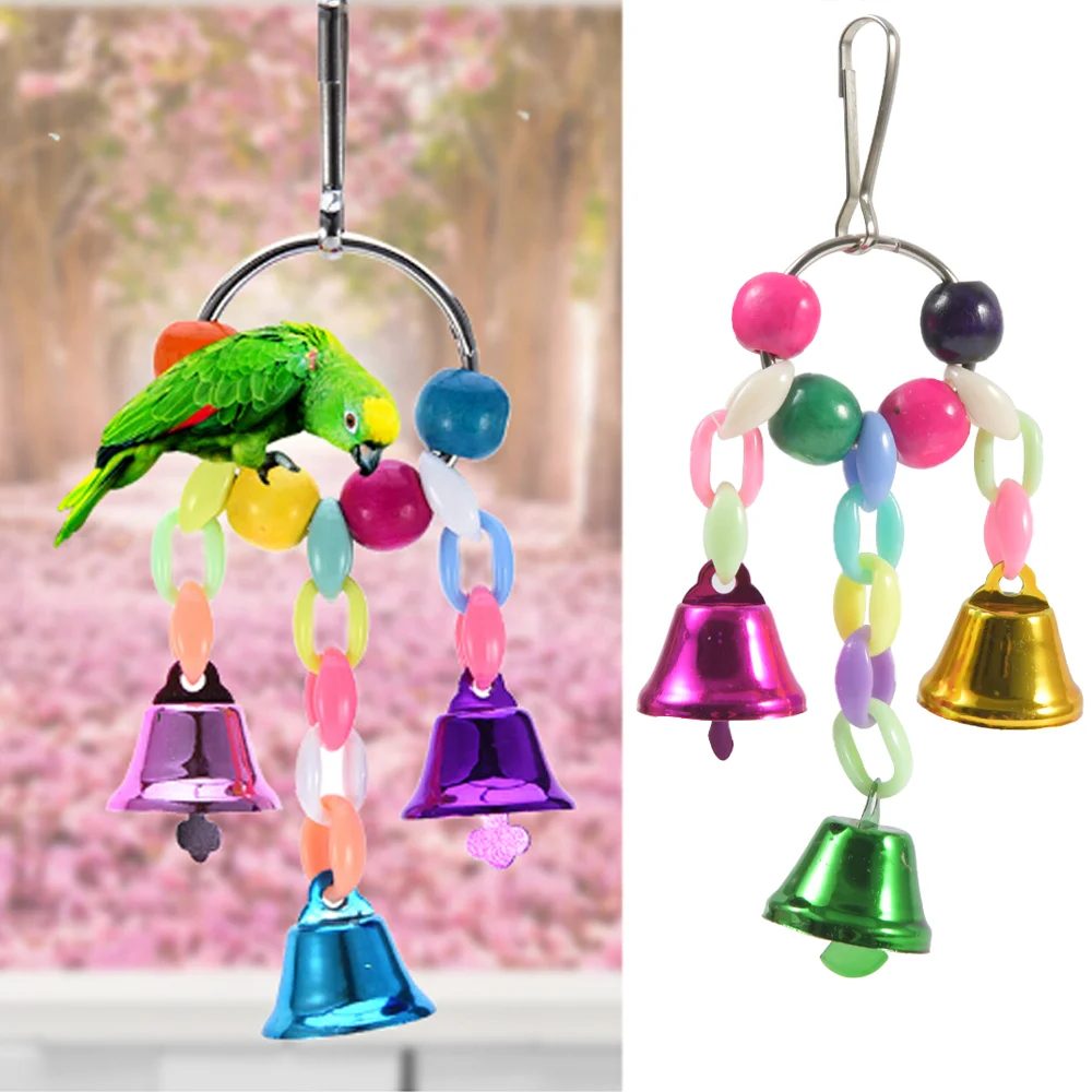 1Pc Colorful Parrot Toy Bell String Bird Toy Parrot Scratching Toy Bird Home Decoration Random Color
1Pc Colorful Parrot Toy Bell String Bird Toy Parrot Scratching Toy Bird Home Decoration Random Color