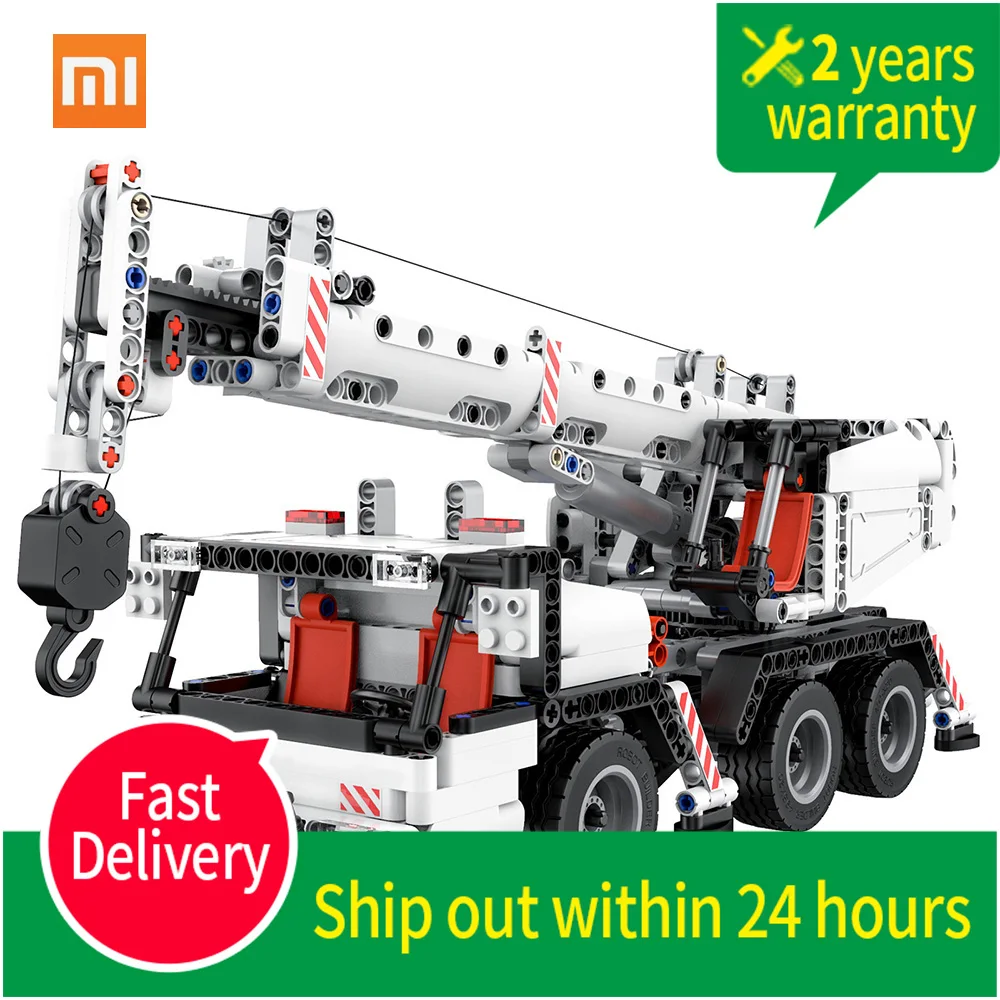 Youpin ONEBOT Building Blocks Miniature Engineering Crane Robot Educational DIY Toys Car Truck 360 Rotating Control Steering
Youpin ONEBOT Building Blocks Miniature Engineering Crane Robot Educational DIY Toys Car Truck 360 Rotating Control Steering