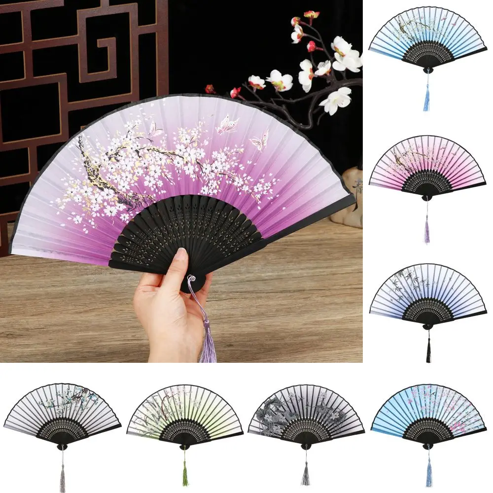 Ornaments Flower Pattern Home Decoration Chinese Style Painting Bamboo Folding Fan Handheld Fan Dance Performance Props
Ornaments Flower Pattern Home Decoration Chinese Style Painting Bamboo Folding Fan Handheld Fan Dance Performance Props
