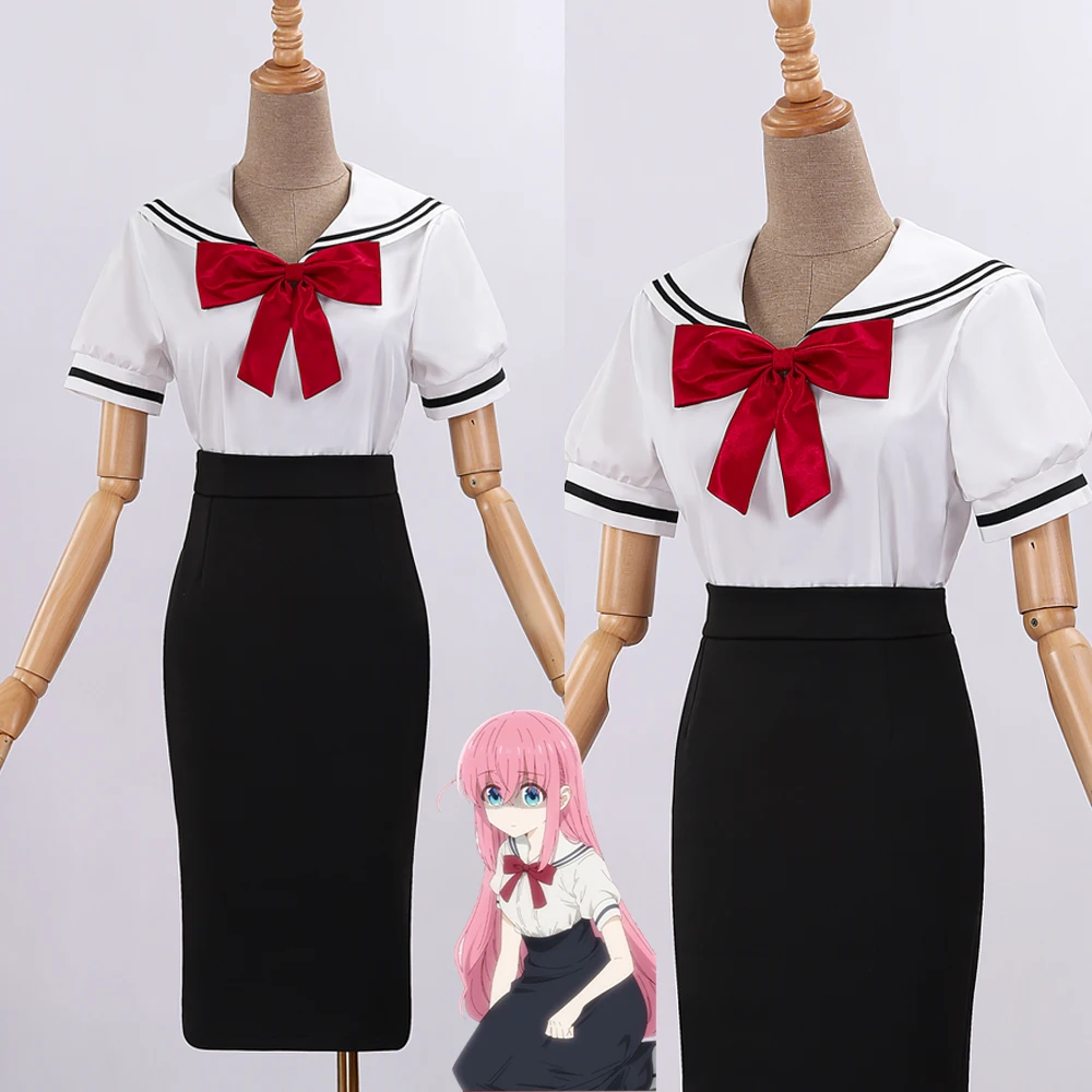 Gotou Hitori Cosplay Anime Bocchi The Rock! Costume Wig JK Uniform Outfit Dress Hairpins Daily Uniform Costume Casual Wear
Gotou Hitori Cosplay Anime Bocchi The Rock! Costume Wig JK Uniform Outfit Dress Hairpins Daily Uniform Costume Casual Wear