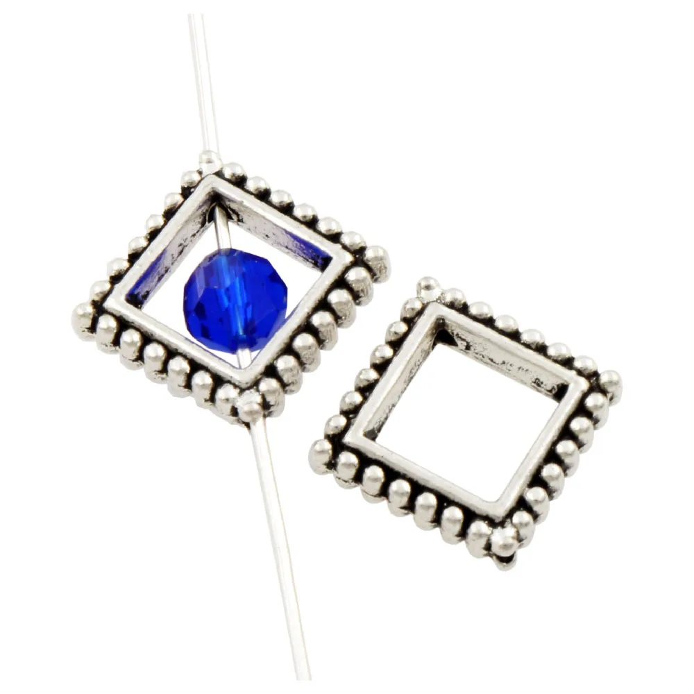 Open Dots Rim Square Frame Charm Beads Antique Siver Zinc Alloy Pendants 12.9x12.9mm 20Pcs Jewelry DIY L753
Open Dots Rim Square Frame Charm Beads Antique Siver Zinc Alloy Pendants 12.9x12.9mm 20Pcs Jewelry DIY L753