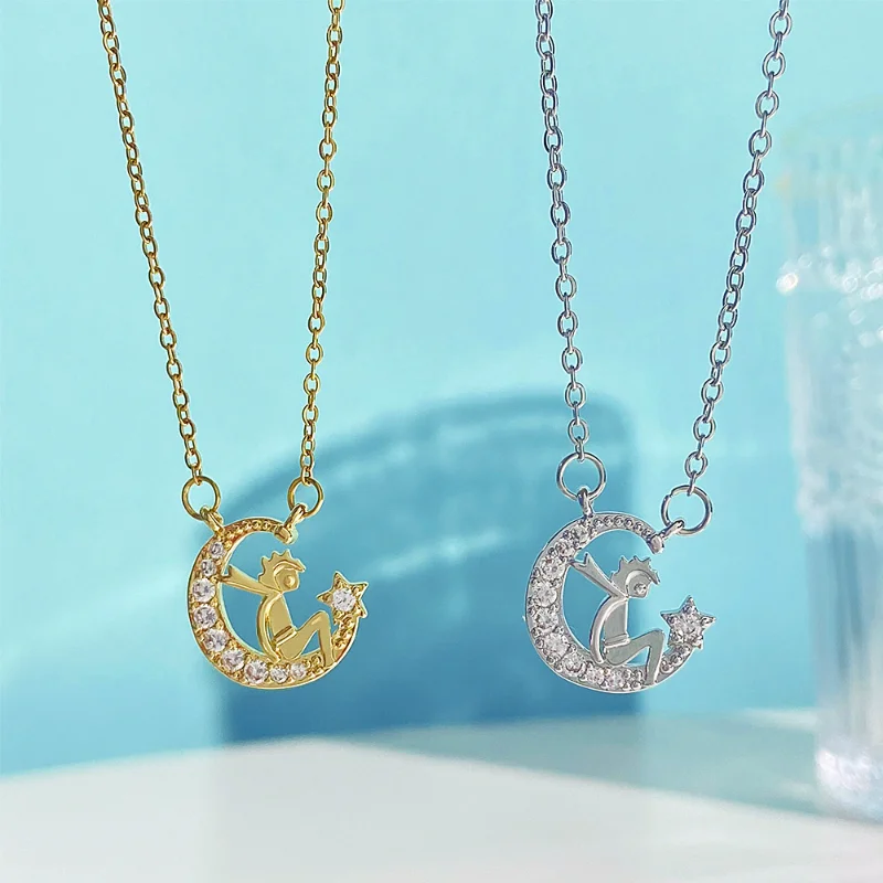 2Pcs Stainless Steel Couple Pendant Little Princekin Fox Necklace for Women Men Gold Sliver Chic Chain Christmas Gift Jewelry
2Pcs Stainless Steel Couple Pendant Little Princekin Fox Necklace for Women Men Gold Sliver Chic Chain Christmas Gift Jewelry