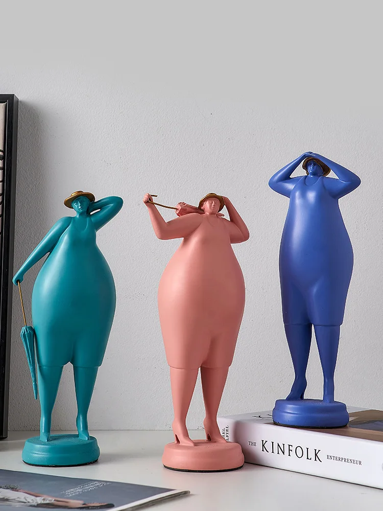Abstract Art Fat Woman Sculpture Resin Human Body Figurine Living Room Office Desktop Female Decor Home Decoration Birthday Gift
Abstract Art Fat Woman Sculpture Resin Human Body Figurine Living Room Office Desktop Female Decor Home Decoration Birthday Gift