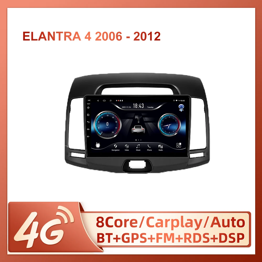 Автомагнитола JIULUNET для Hyundai Elantra 4 HD 2006-2012, автомагнитола с голосовым ии, мультимедийным видеоплеером, навигацией, GPS, 2din, Android
Автомагнитола JIULUNET для Hyundai Elantra 4 HD 2006-2012, автомагнитола с голосовым ии, мультимедийным видеоплеером, навигацией, GPS, 2din, Android