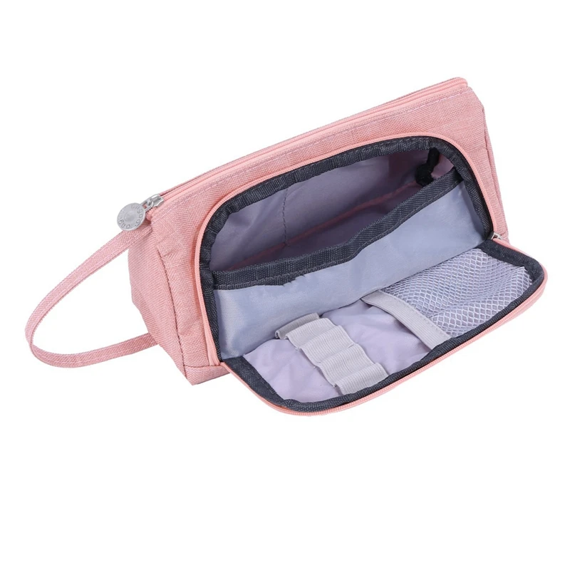 3X Big Capacity Colored Linen Storage Pouch Marker Pen Pencil Case Stationery Bag Holder For Middle High School Pink
3X Big Capacity Colored Linen Storage Pouch Marker Pen Pencil Case Stationery Bag Holder For Middle High School Pink