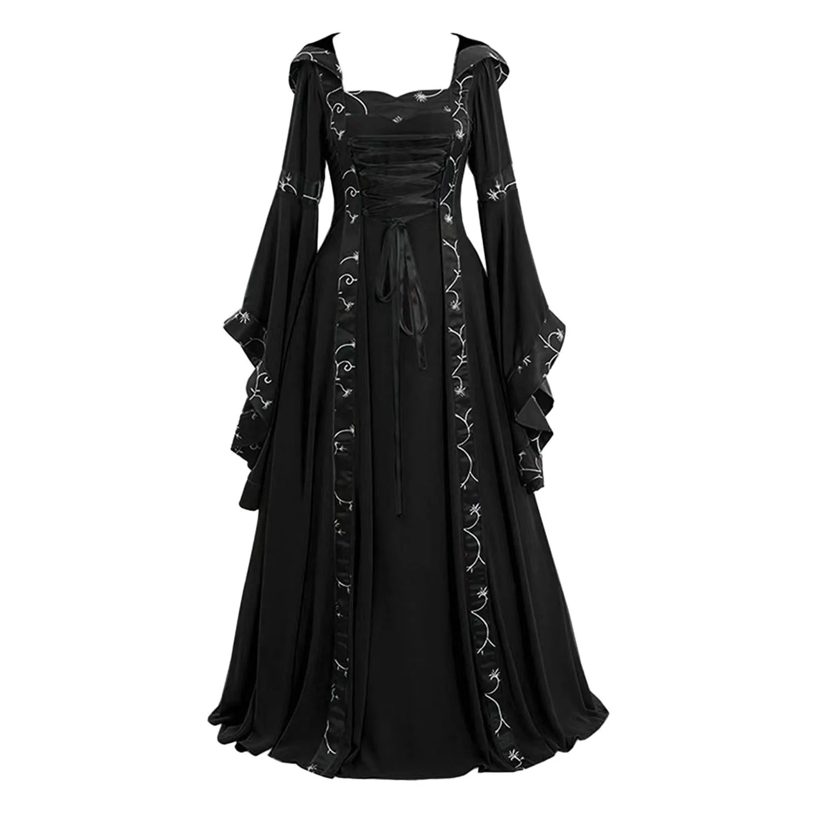 Vintage Lolita Medieval Length Dress Cosplay Floor Lady Women's Gothic Girl's Longuette Medieval Retro Cosplay Costume Vestidos
Vintage Lolita Medieval Length Dress Cosplay Floor Lady Women's Gothic Girl's Longuette Medieval Retro Cosplay Costume Vestidos