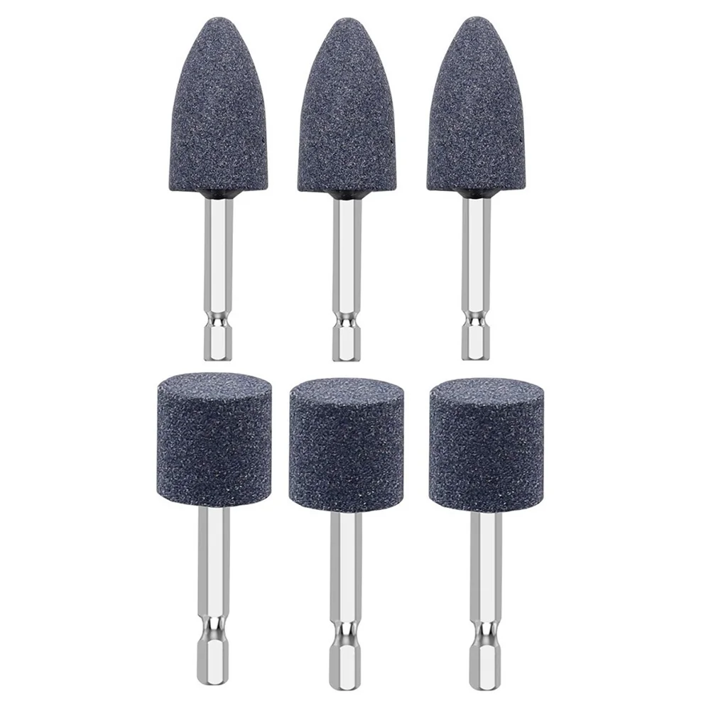 6pcs Hexagonal Shank Cone/Cylindrical Grinding Wheel Sharpening Head For Grinding Drill Engraving Jade Ceramic Glass Power Tools
6pcs Hexagonal Shank Cone/Cylindrical Grinding Wheel Sharpening Head For Grinding Drill Engraving Jade Ceramic Glass Power Tools