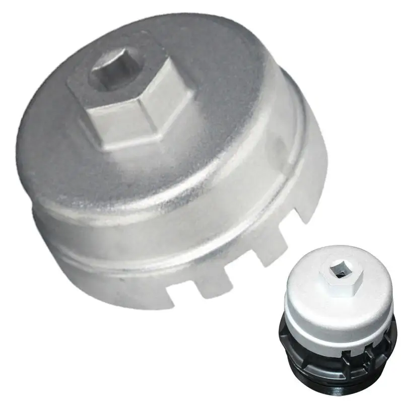65mm Aluminium Professional 14 Flutes Oil Filter Wrench Cap Universal Housing Tool Remover ForToyota LexusCar Accessories
65mm Aluminium Professional 14 Flutes Oil Filter Wrench Cap Universal Housing Tool Remover ForToyota LexusCar Accessories