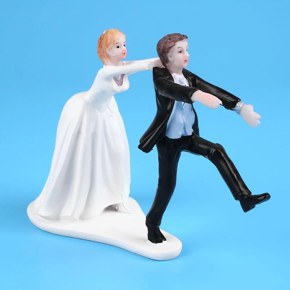 Wedding Cake Topper Bride Groom Figurines Funny Couple Statue Cake Decoration Bridal Shower Marriage Party Keepsake
Wedding Cake Topper Bride Groom Figurines Funny Couple Statue Cake Decoration Bridal Shower Marriage Party Keepsake