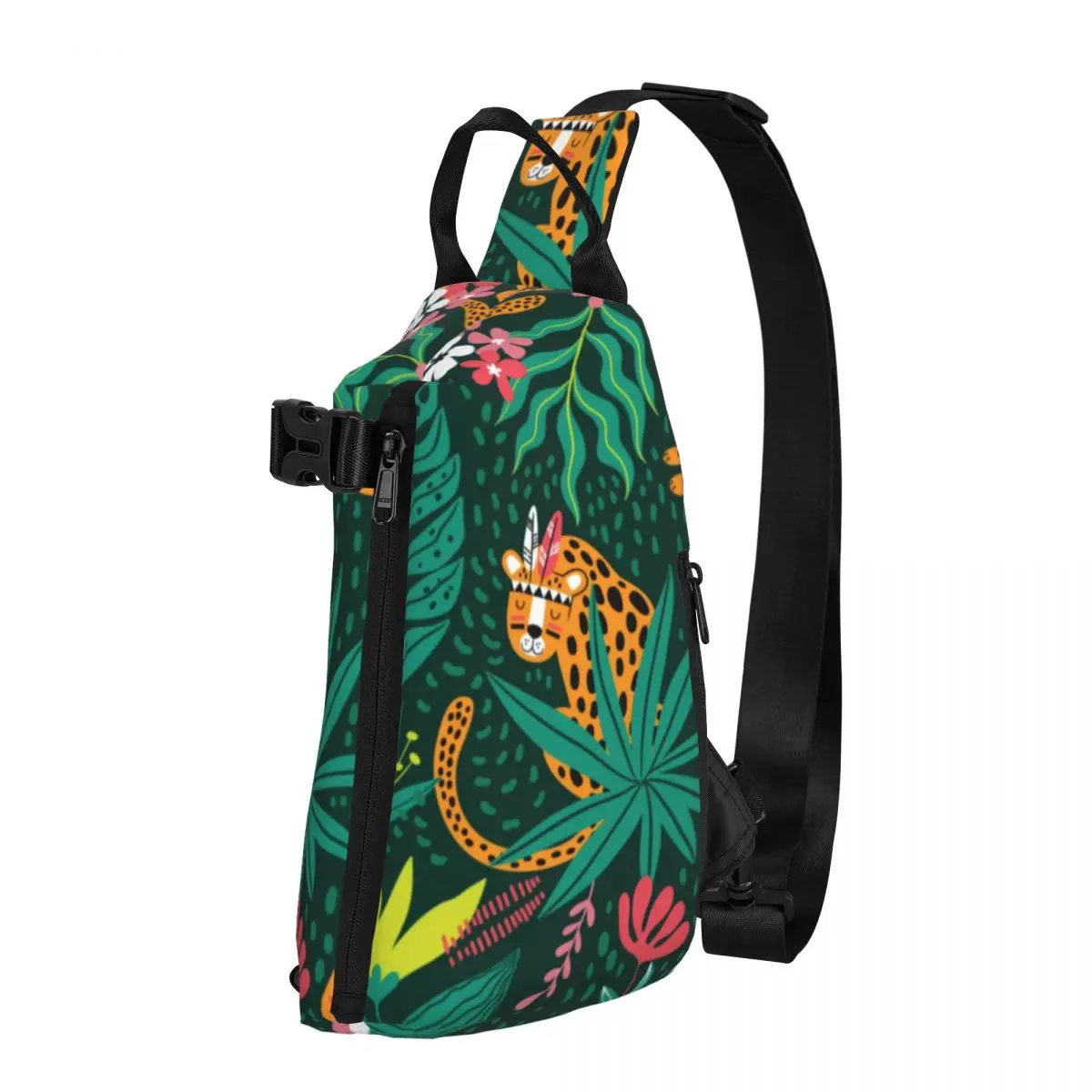 Jungle Cheetah Shoulder Bags Leopard Pattern Floral Print Cute Chest Bag Men Motorcycle Fishing Sling Bag Phone Print Small Bags
Jungle Cheetah Shoulder Bags Leopard Pattern Floral Print Cute Chest Bag Men Motorcycle Fishing Sling Bag Phone Print Small Bags