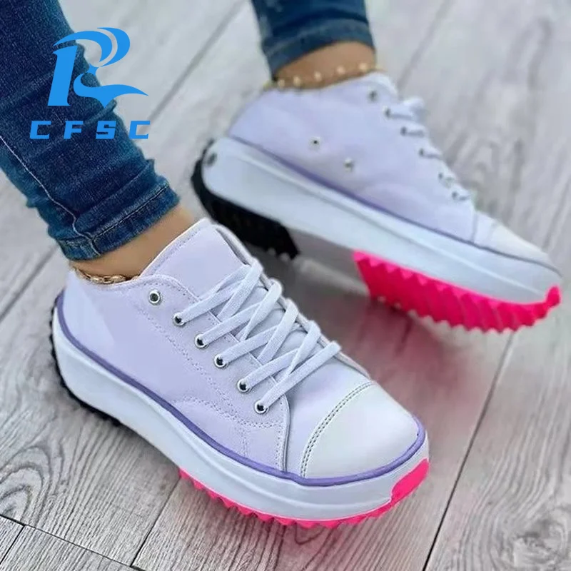 Vrouwen Canvas Schoenen 2022 Nieuwe Comfortabele Ademende High-Top Casual Mode Sneakers Dikke Zolen LaceUp schoenen Plus Size 43
Vrouwen Canvas Schoenen 2022 Nieuwe Comfortabele Ademende High-Top Casual Mode Sneakers Dikke Zolen LaceUp schoenen Plus Size 43