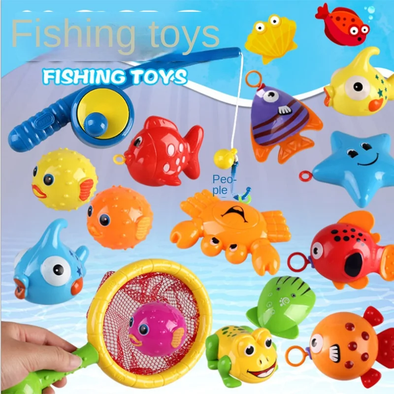 15PC Kids Boy Girl Fishing Toys Set Marine Fish Bathtub Toy Fishing Game Water Tub Toys Set with Fishing Pole Net for Kids Gift
15PC Kids Boy Girl Fishing Toys Set Marine Fish Bathtub Toy Fishing Game Water Tub Toys Set with Fishing Pole Net for Kids Gift