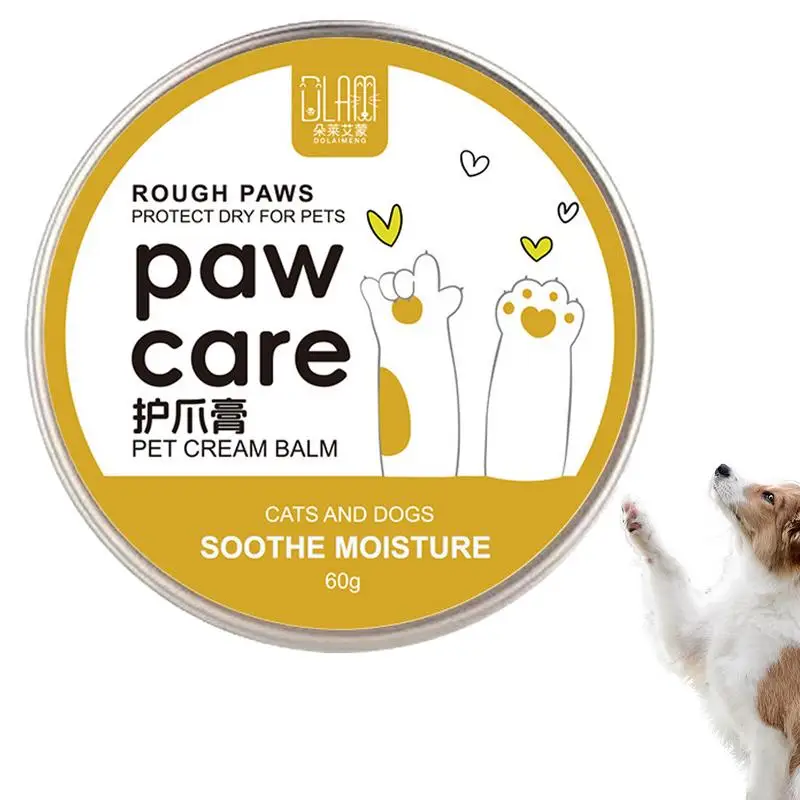 

Paw Soother Balm Cream Butter For Cat Licksafe Dog Paw Wax For Dry Paws & Nose Dogs Paw Protectors Cream Butter For Cat Paw Pad