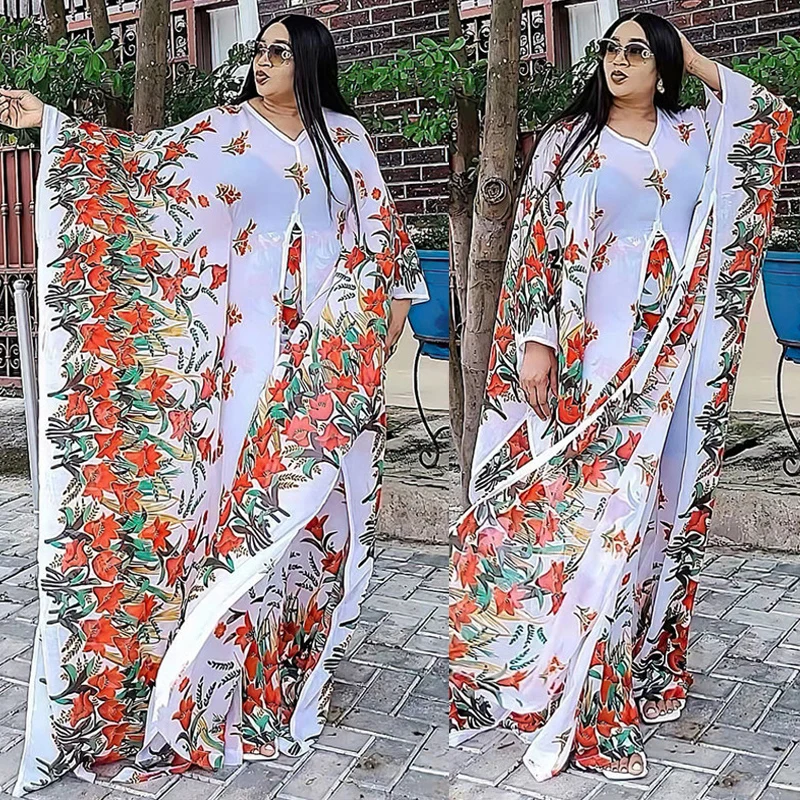 Two Piece Set Summer Clothes African Dresses for Women 2022 Dashiki Grand Boubou Robe Africaine Femme Dress Sets Pants Suits
Two Piece Set Summer Clothes African Dresses for Women 2022 Dashiki Grand Boubou Robe Africaine Femme Dress Sets Pants Suits