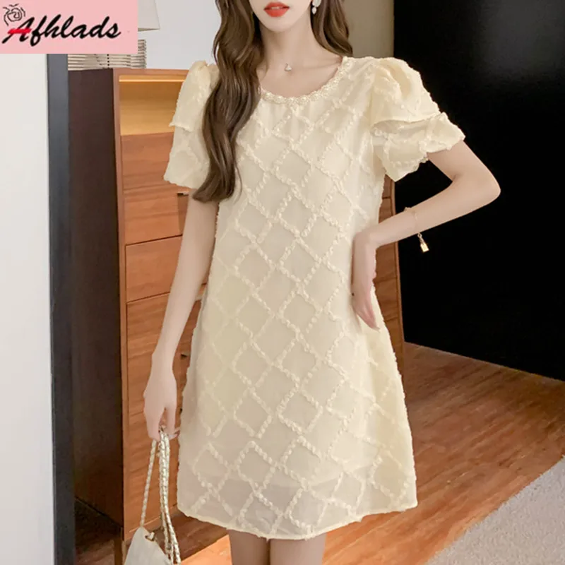 Модное облегающее дизайнерское платье с бусинами, круглым вырезом и коротким рукавом, летнее Новое однотонное женское праздничное мини-пла... 
Модное облегающее дизайнерское платье с бусинами, круглым вырезом и коротким рукавом, летнее Новое однотонное женское праздничное мини-пла...