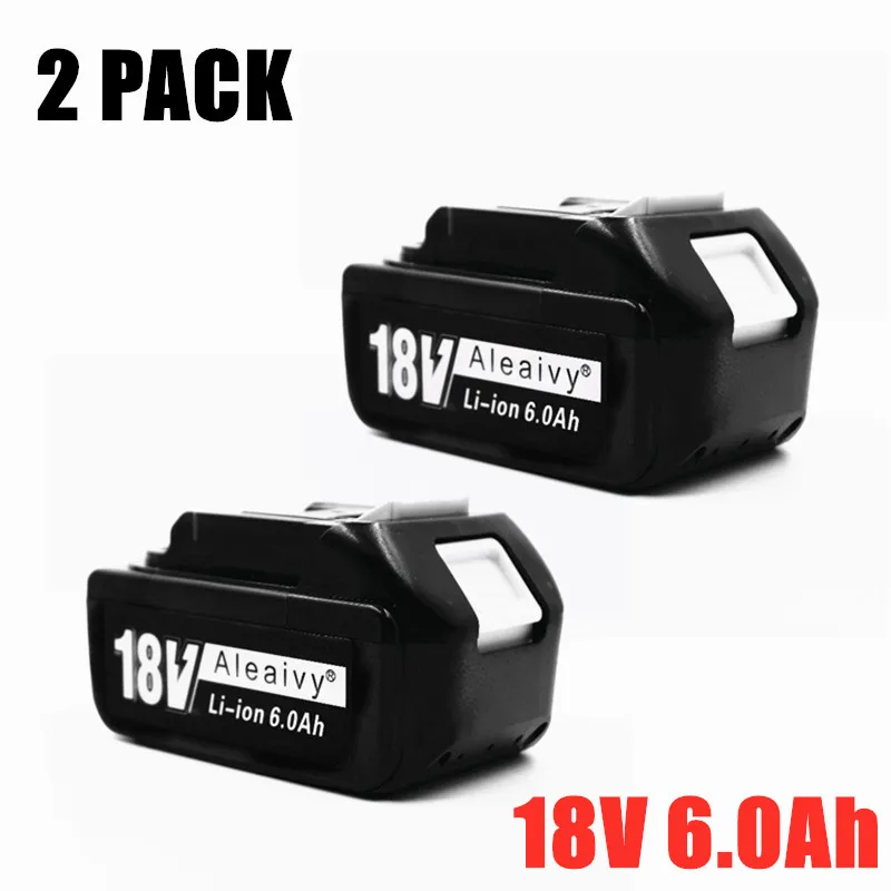 2 Pack BL1860 18V 6000mAh Rechargealbe Battery for Makita 18V BL1830B BL1860B BL1840B BL1815 LXT-400 18650 Makita 18v Battery
2 Pack BL1860 18V 6000mAh Rechargealbe Battery for Makita 18V BL1830B BL1860B BL1840B BL1815 LXT-400 18650 Makita 18v Battery