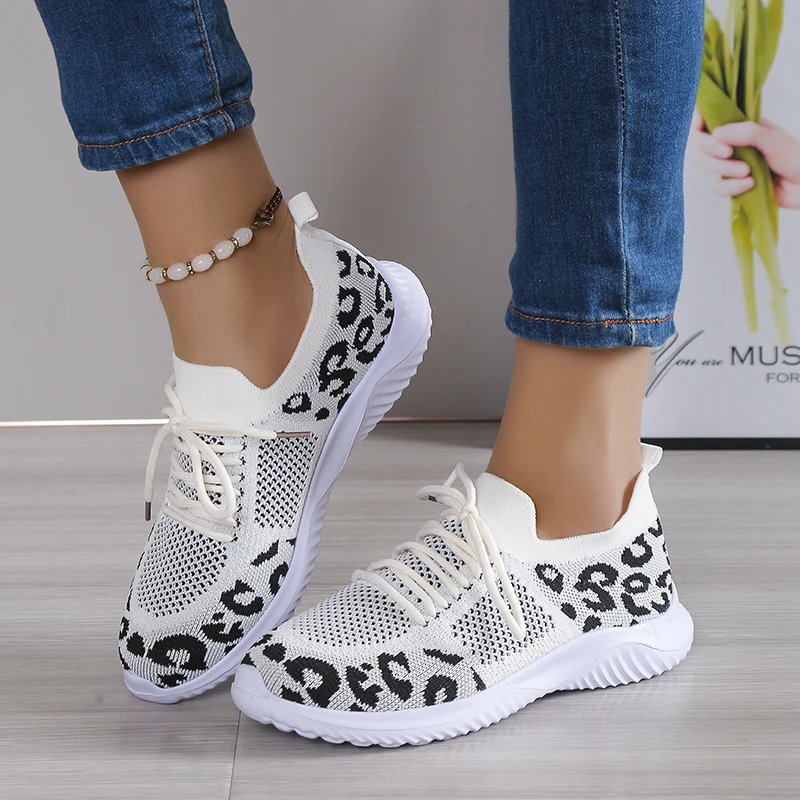 Women's Tennis Sneakers 2023 Spring Autumn New Leopard Mesh Breathable Sport Shoes Ladies Walking Running Flats Chaussure Femme
Women's Tennis Sneakers 2023 Spring Autumn New Leopard Mesh Breathable Sport Shoes Ladies Walking Running Flats Chaussure Femme