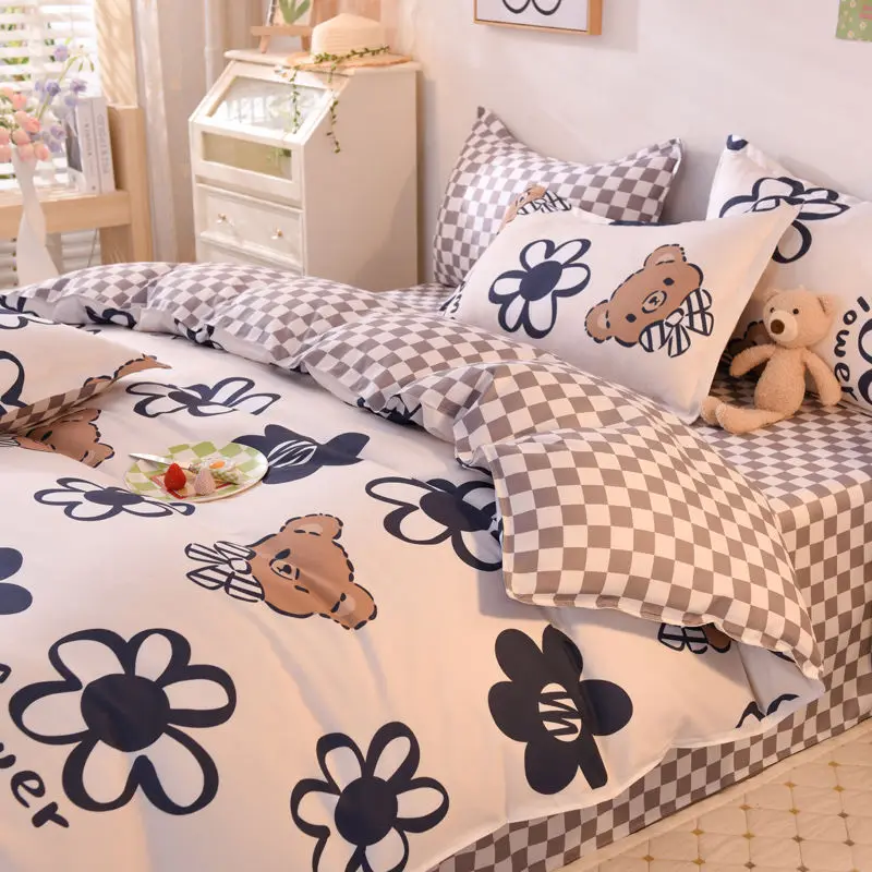Winter Bedding Set Student Dormitory Bed Linen Twill Quilt Cover Single Couple Nordic Duvet Cover Pillowcase Oversized Sheets
Winter Bedding Set Student Dormitory Bed Linen Twill Quilt Cover Single Couple Nordic Duvet Cover Pillowcase Oversized Sheets