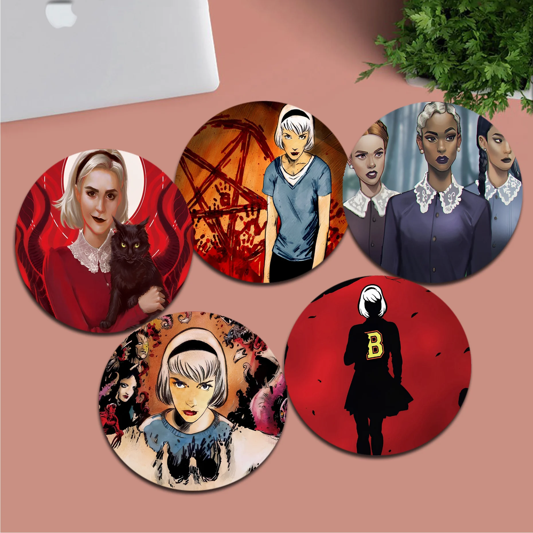 Chilling Adventures Of Sabrina Mousepad INS Tide Round Keyboard Mat Table Mat Students Desktop Mousepad Mats Deskpad Home Decor
Chilling Adventures Of Sabrina Mousepad INS Tide Round Keyboard Mat Table Mat Students Desktop Mousepad Mats Deskpad Home Decor