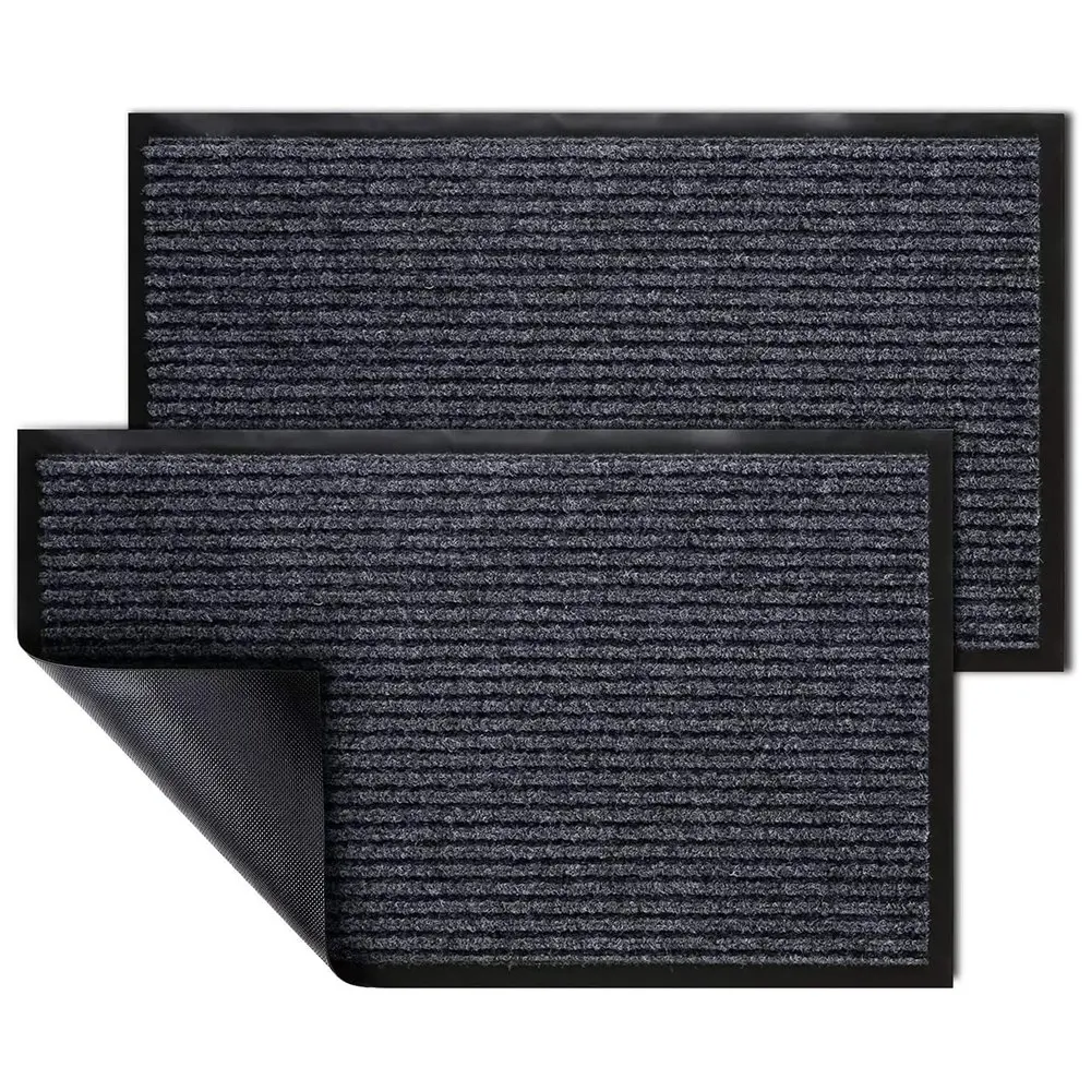 2 Pack Door Mat Outdoor Indoor, Waterproof Anti-Slip Durable Doormat Low-Profile Design Floor Front Doormat Gray-Black
2 Pack Door Mat Outdoor Indoor, Waterproof Anti-Slip Durable Doormat Low-Profile Design Floor Front Doormat Gray-Black