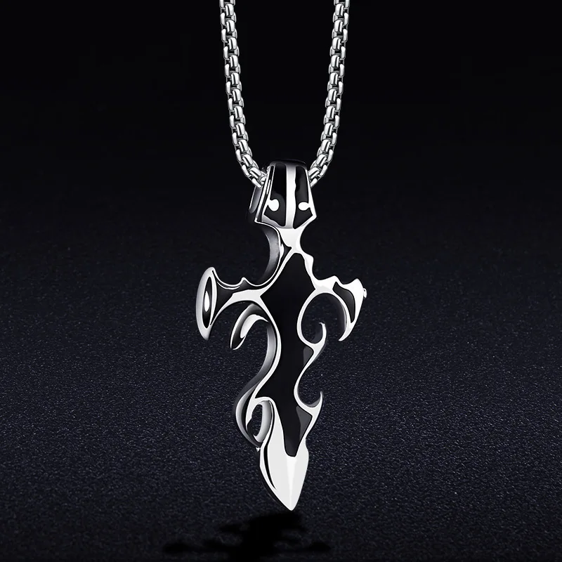 Hip hop Geometric Flame Pendant Necklaces Men's Jewelry Accessories Silver Chain Punk Necklace collares 2023
Hip hop Geometric Flame Pendant Necklaces Men's Jewelry Accessories Silver Chain Punk Necklace collares 2023
