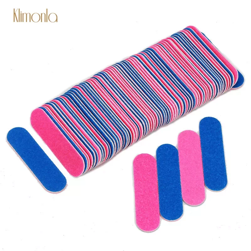 500Pcs/Lot Pink Blue 100/180 Grit Double Side Nail File Sandpaper UV Gel Polish Manicure Nail Art Buffer File Salon Care Tools
500Pcs/Lot Pink Blue 100/180 Grit Double Side Nail File Sandpaper UV Gel Polish Manicure Nail Art Buffer File Salon Care Tools