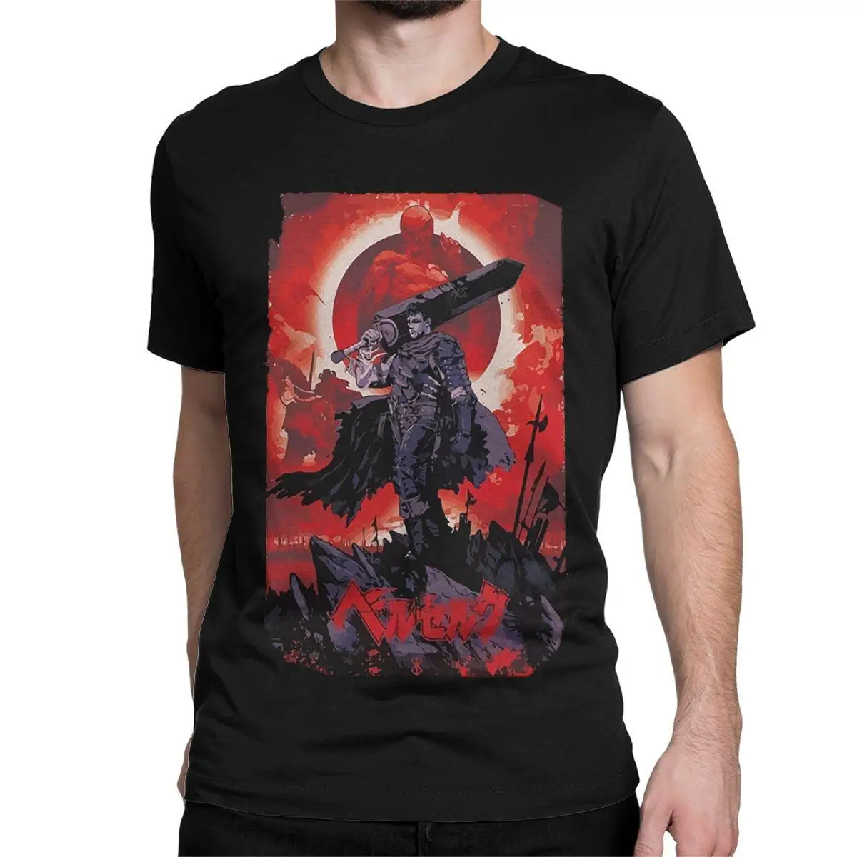 Berserk Funny Cartoon T-Shirt for Men Japanese Anime Streetwear Casual 100% Cotton Tee Shirt Short Sleeve T Shirt Summer Clothes
Berserk Funny Cartoon T-Shirt for Men Japanese Anime Streetwear Casual 100% Cotton Tee Shirt Short Sleeve T Shirt Summer Clothes