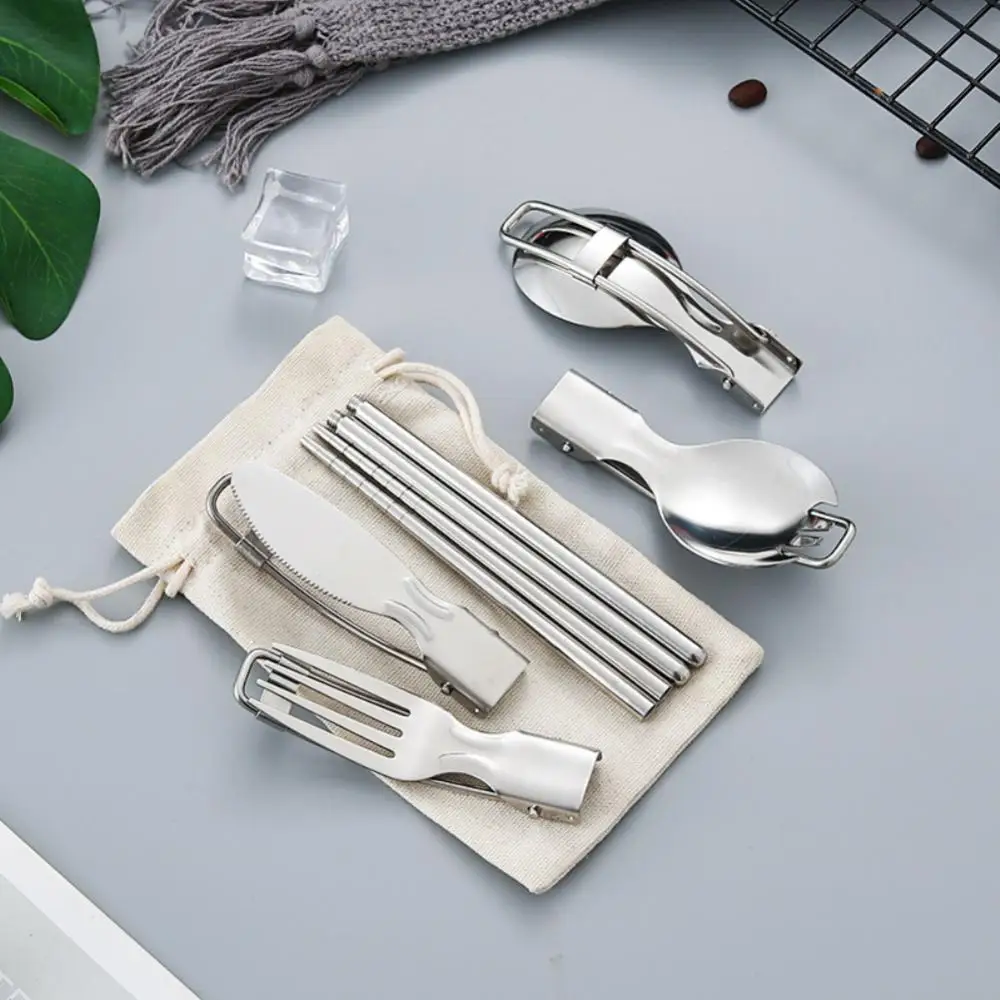 Camping Tableware Multifunction Folding Knife Camping Fork Spoon Stainless Steel Travel Outdoor Tableware For Camping Picnic
Camping Tableware Multifunction Folding Knife Camping Fork Spoon Stainless Steel Travel Outdoor Tableware For Camping Picnic