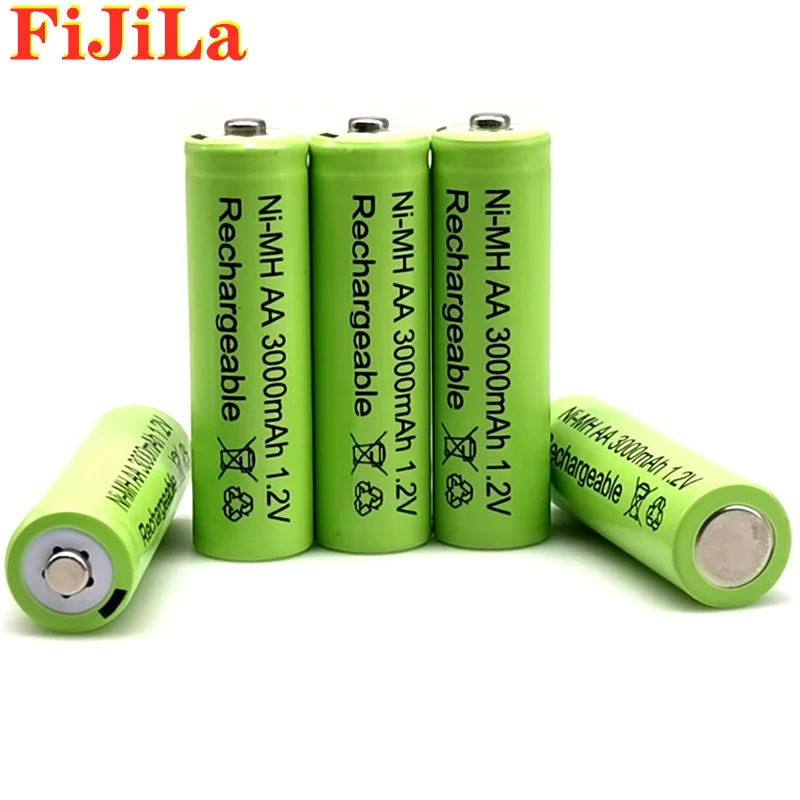 4 ~ 20 PCS 1.2V 3000 MAh NI MH AA Pre-cargado Bateras Recargables NI-MH Recargable AA Batera Para Juguetes Micrfono De La Cmara
4 ~ 20 PCS 1.2V 3000 MAh NI MH AA Pre-cargado Bateras Recargables NI-MH Recargable AA Batera Para Juguetes Micrfono De La Cmara