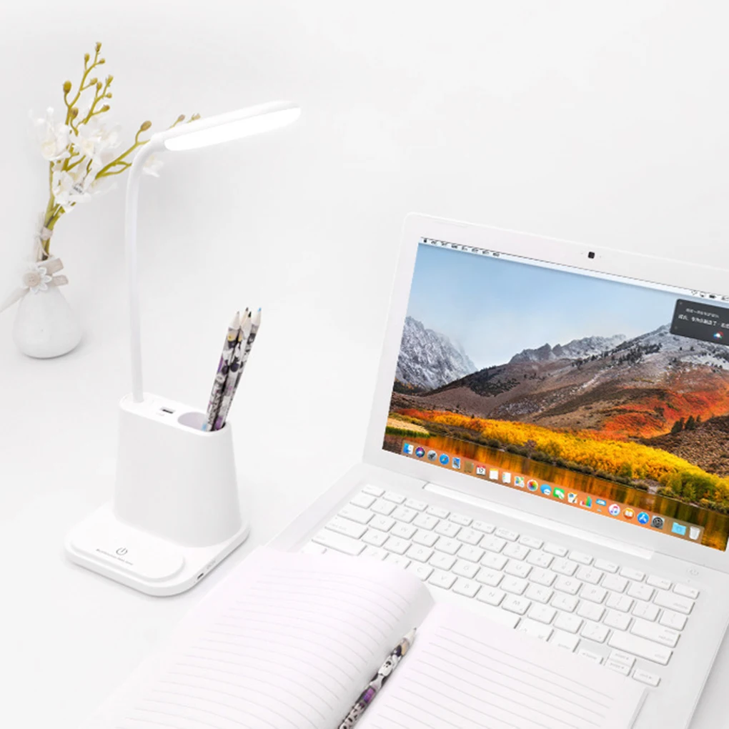 LED Eye Protection Desk Lamp Multi-Functional Power Bank Pen Holder and Phone Stand Table Light White
LED Eye Protection Desk Lamp Multi-Functional Power Bank Pen Holder and Phone Stand Table Light White