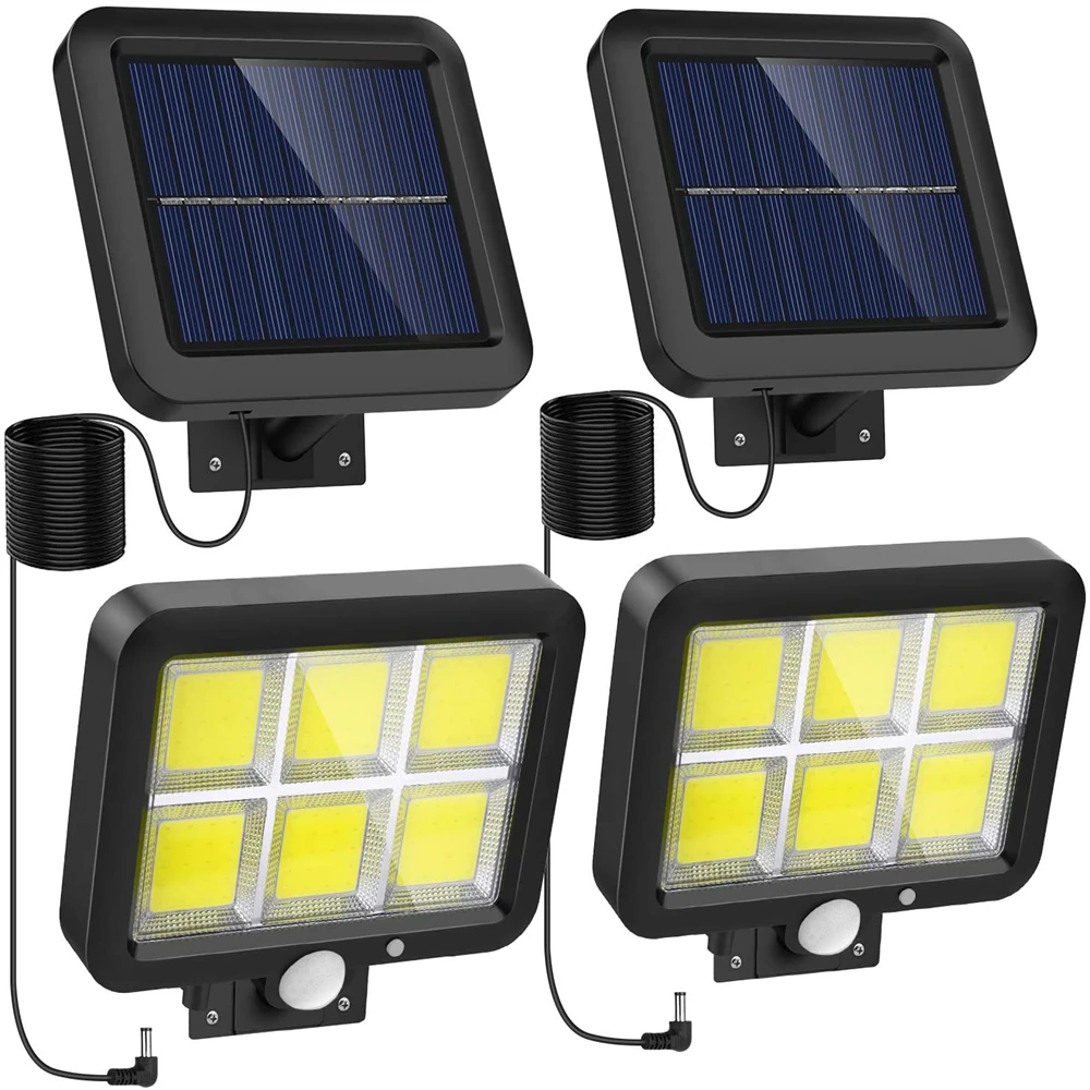 COB LED Solar Wall Light Outdoor Waterproof 100/120 LED Solar Powered Path Street Lamp Garden Garage Street Decoration
COB LED Solar Wall Light Outdoor Waterproof 100/120 LED Solar Powered Path Street Lamp Garden Garage Street Decoration