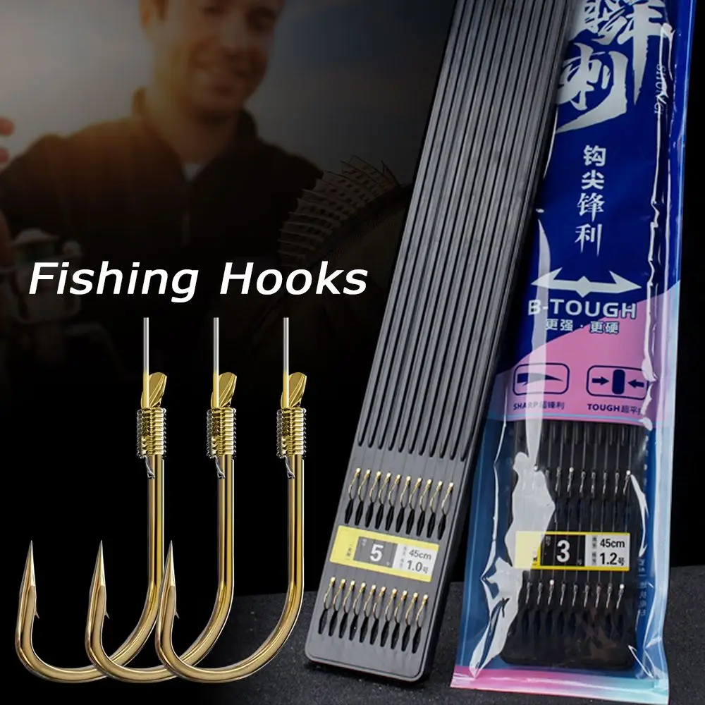 High Carbon Barbed Bait Hook DIY Fishhooks Fishing Tackle Shank Hooks Double Hook
High Carbon Barbed Bait Hook DIY Fishhooks Fishing Tackle Shank Hooks Double Hook