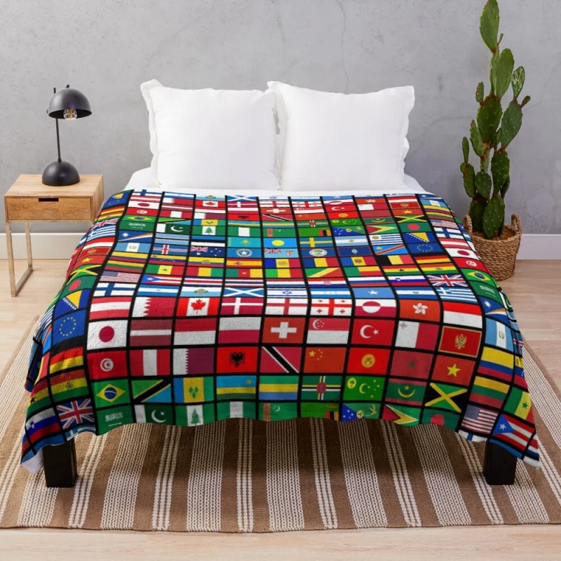 More then 90 Flags of the Countries of the World,International GiftThrow Blanket Soft Big Blanket 
More then 90 Flags of the Countries of the World,International GiftThrow Blanket Soft Big Blanket