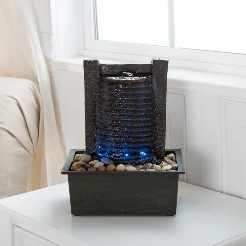 10.5" Indoor Cascading Tabletop Fountain
10.5" Indoor Cascading Tabletop Fountain