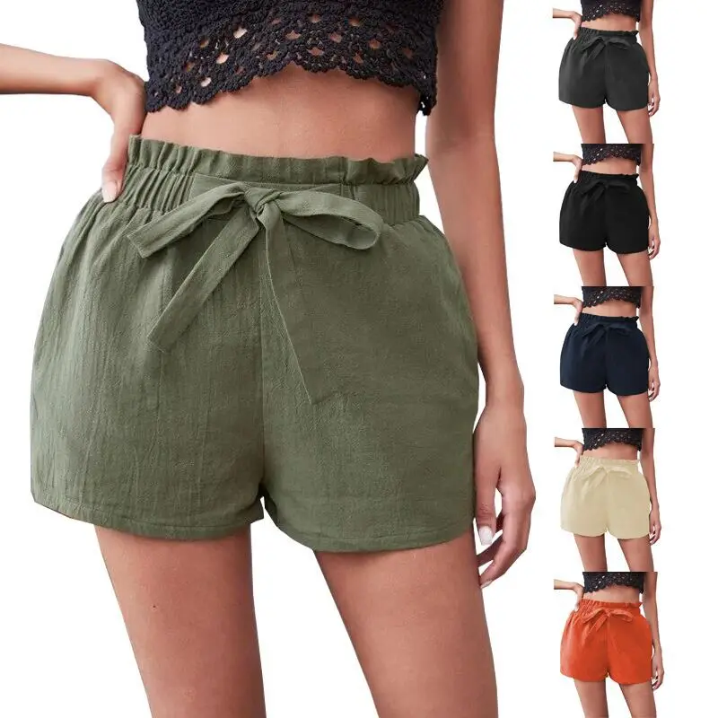 New Summer Women High Elastic Waist Sport Shorts Female Loose Short Trousers for Summer Ladies solid Casual Running Shorts A11
New Summer Women High Elastic Waist Sport Shorts Female Loose Short Trousers for Summer Ladies solid Casual Running Shorts A11